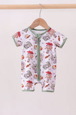 Sage character bamboo romper