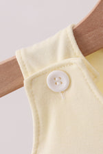 Yellow cross sheep embroidery bubble