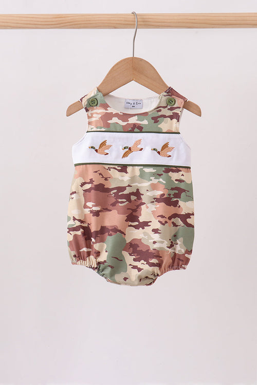 Duck Camo Embroidered Bubble