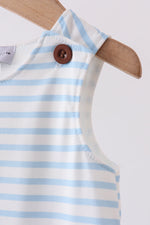 Blue Sports Ball Stripe Applique Jon