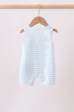 Blue Sports Ball Stripe Applique Jon