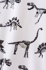Navy dinosaur print bubble