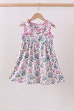 Purple Hydrangea Dress
