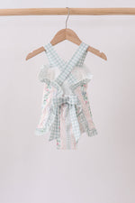 Bow Floral Applique Bubble