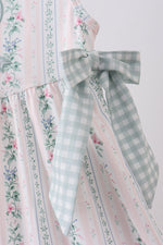 Bow Floral Applique Dress
