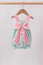 Pink Bow Floral Bubble