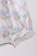 Blue Floral Bubble