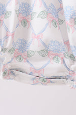 Blue Floral Bubble