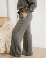 Sylvie Collared V Neck Pullover Sweatshirt Sweatpants Set