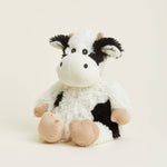 BLACK AND WHITE COW WARMIES 13"