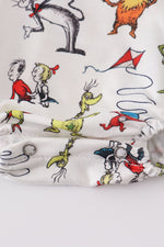 Dr.Seuss embroidery girl bubble