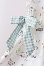 Green Duck ruffle Set