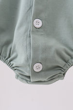 Sage pocket button down bubble