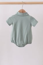 Sage pocket button down bubble