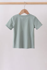 Sage starfish shell embroidery top