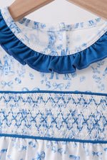 Blue Castle Smocked Ruffle Bubble