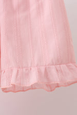Pink Princess Embroidered Jacquard Set