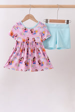 Pink Character Bamboo Set
