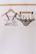 Khaki Character UPF 2pc Swim Set