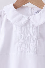 Peter pan collar shorts set