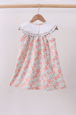 Floral I love my mom embroidery dress