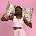 Lisa Frank x Kitsch Standard Satin Pillowcase - The Fantastic World of Lisa Frank